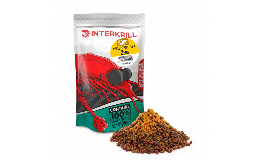 Pellets INTERKRILL Krill MIX 2мм 800г