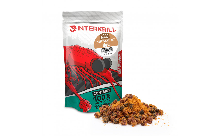 Pellets INTERKRILL Krill MIX 6мм 800г