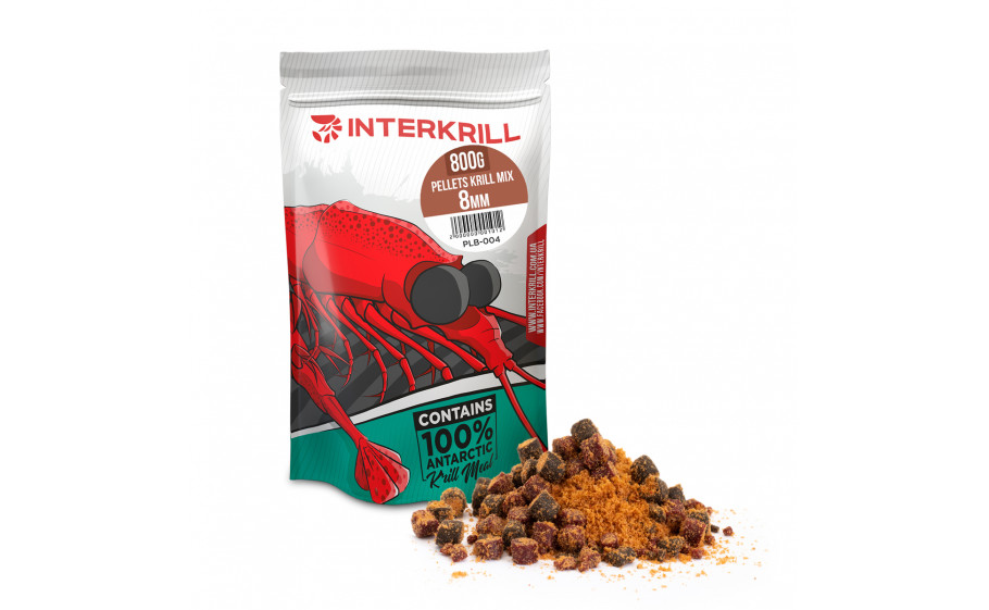 Pellets INTERKRILL Krill MIX 8мм 800г