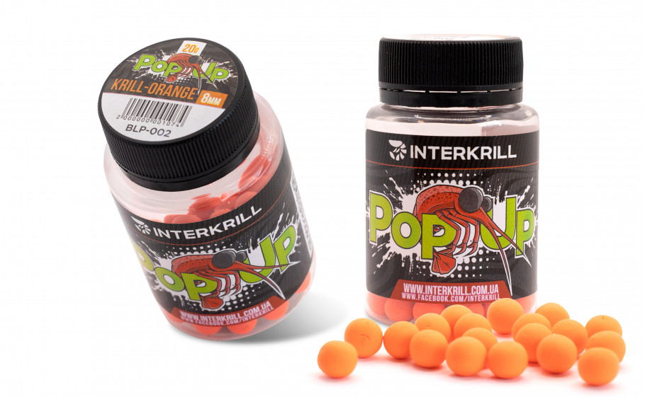 POP-UP INTERKRILL KRILL-ORANGE 8мм 20г