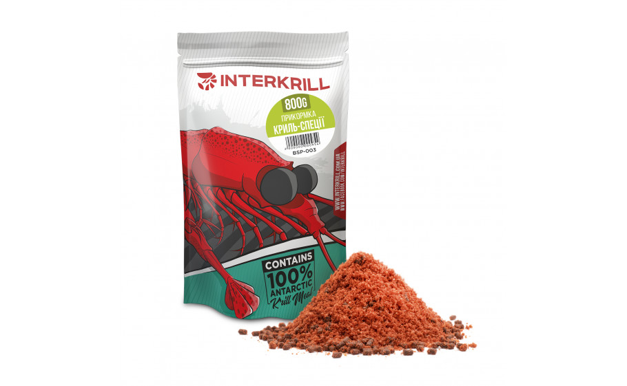 Прикормка INTERKRILL Криль-Специи 800г 