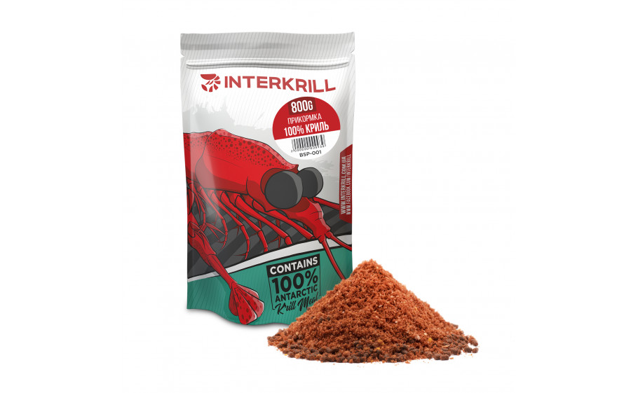 Прикормка INTERKRILL 100% Криль 800г 